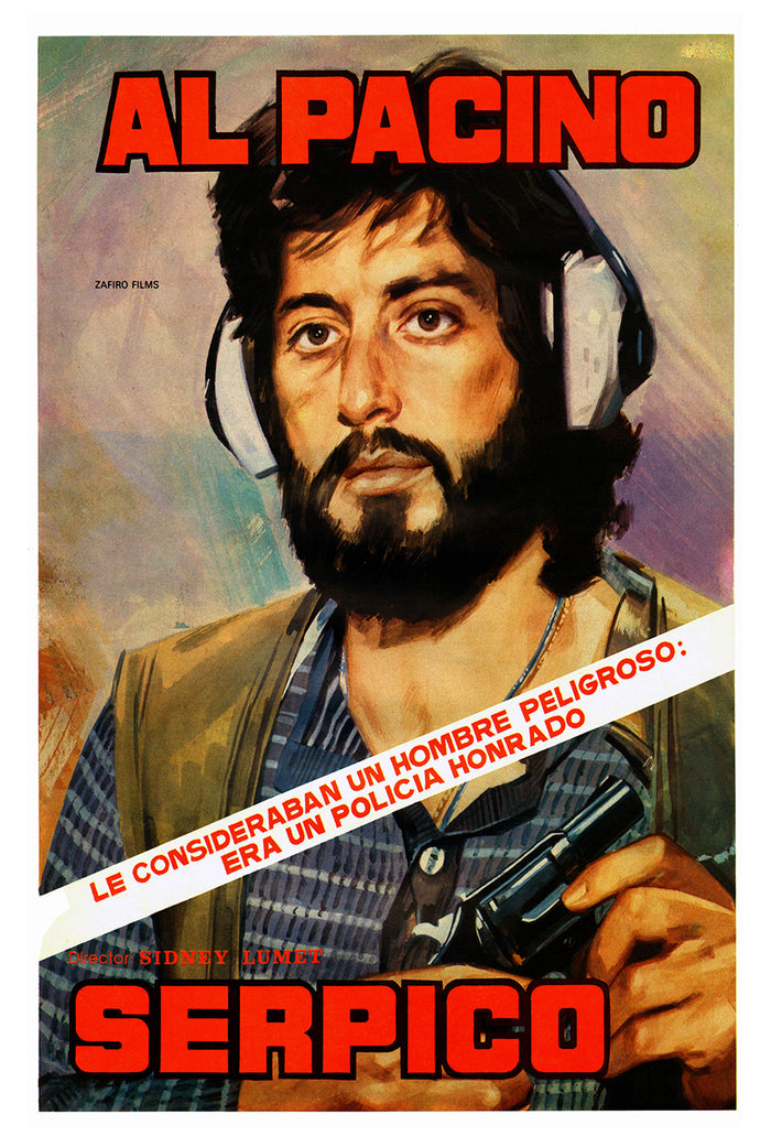 Serpico 1973 - Al Pacino - Spain (2) - Classic Movie Poster