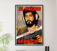 Serpico 1973 - Al Pacino - Spain (2) - Classic Movie Poster