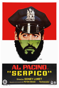 Serpico 1973 - Al Pacino-Spain - Classic Movie Poster