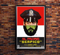 Serpico 1973 - Al Pacino-Spain - Classic Movie Poster