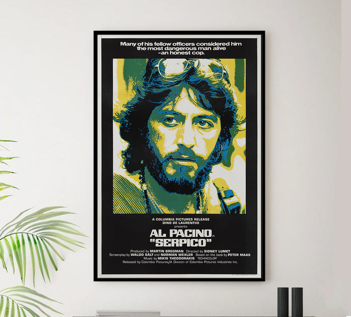 Serpico 1973 - Al Pacino - US - Classic Movie Poster