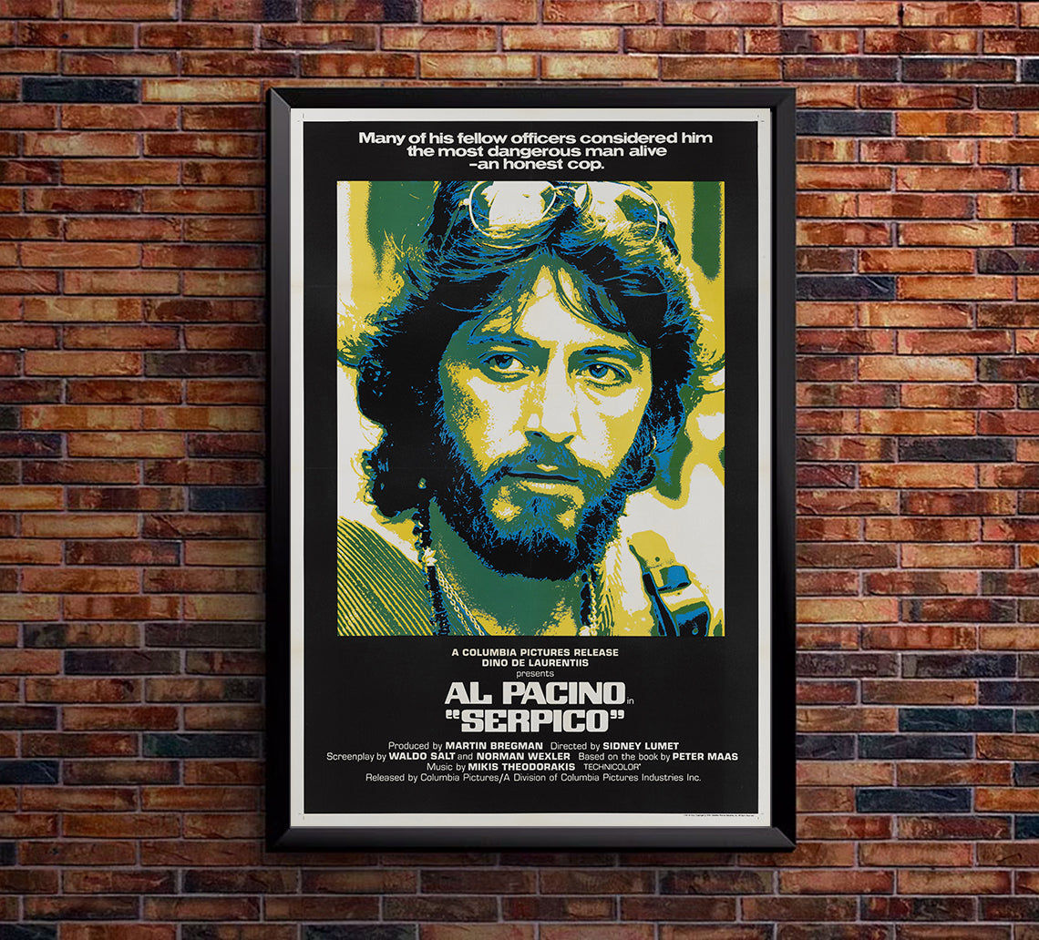Serpico 1973 - Al Pacino - US - Classic Movie Poster