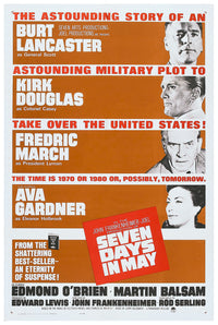 Seven Days in May 1964 - Burt Lancaster - US - Classic Movie Poster