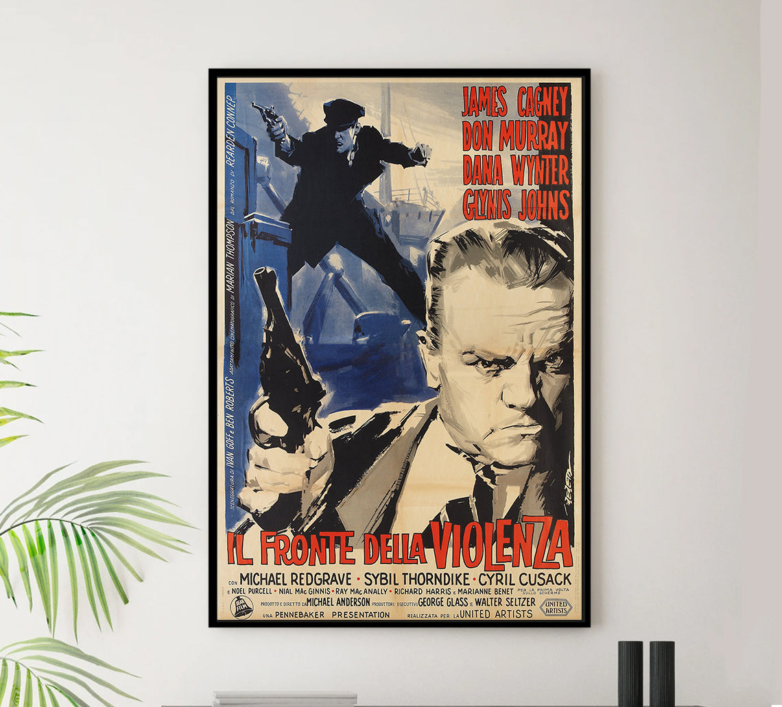 Shake Hands with the Devil 1959 - James Cagney - Italy- Classic Movie Poster