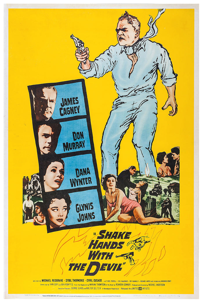 Shake Hands with the Devil 1959 - James Cagney - US 2 - Classic Movie Poster