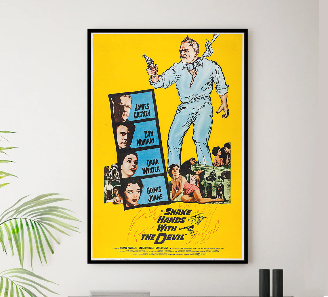Shake Hands with the Devil 1959 - James Cagney - US 2 - Classic Movie Poster