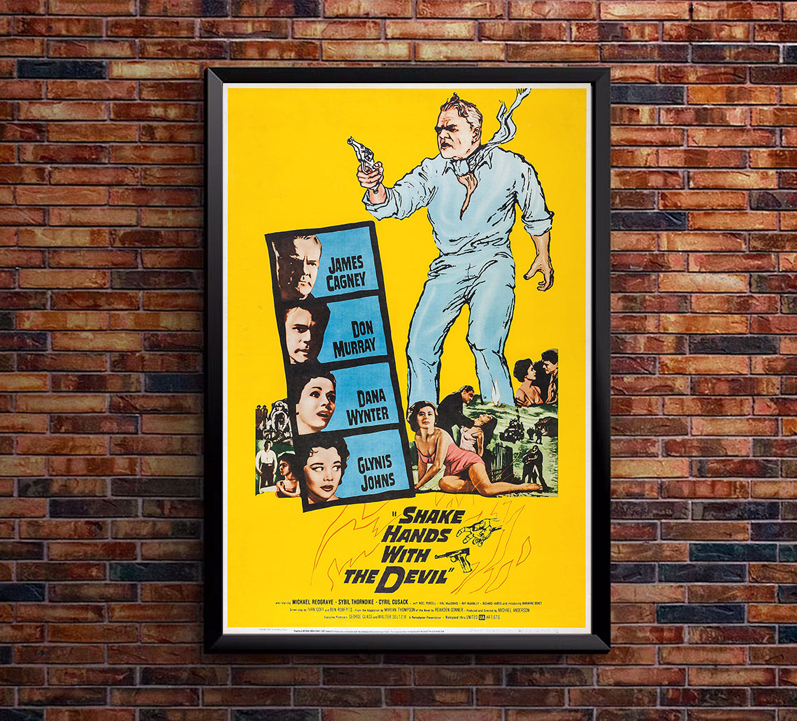 Shake Hands with the Devil 1959 - James Cagney - US 2 - Classic Movie Poster