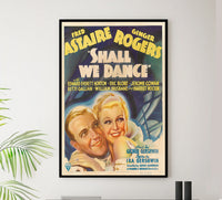 Shall We Dance 1937 - Fred Astaire - US (4) - Classic Movie Poster