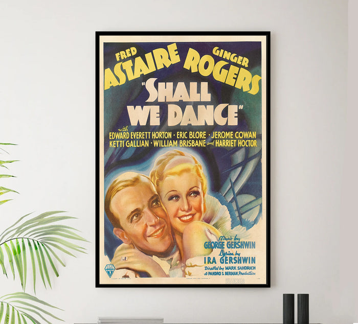 Shall We Dance 1937 - Fred Astaire - US (4) - Classic Movie Poster