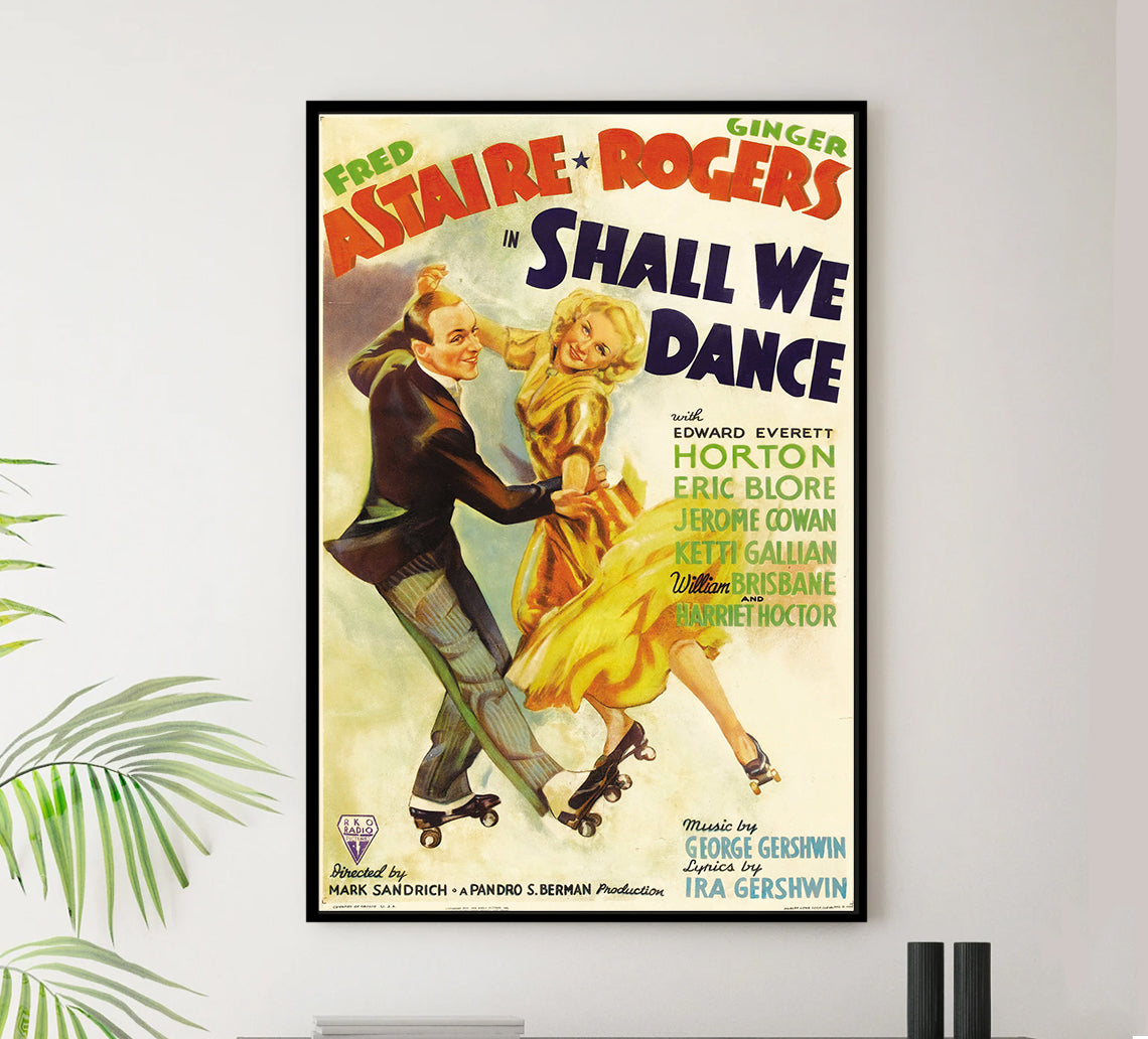 Shall We Dance 1937 - Fred Astaire - US - Classic Movie Poster