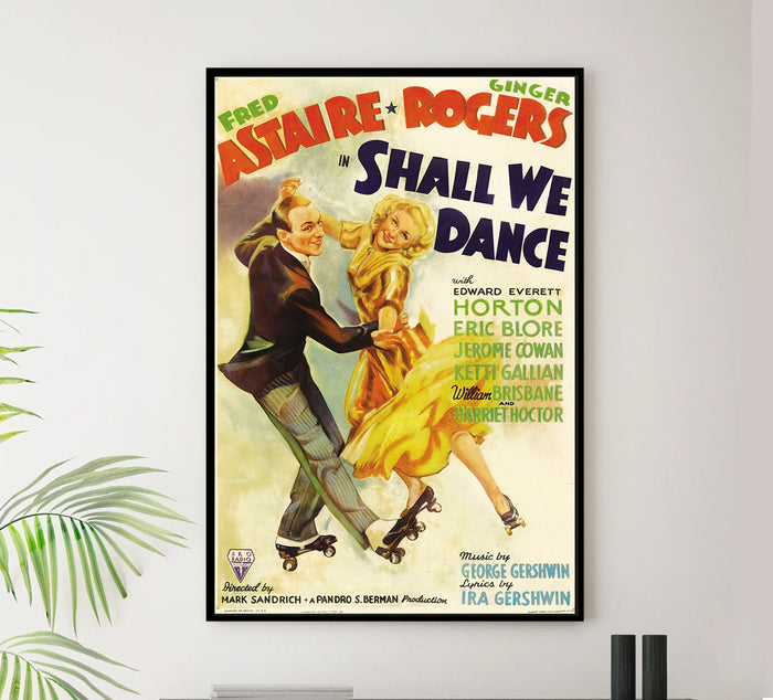 Shall We Dance 1937 - Fred Astaire - US - Classic Movie Poster
