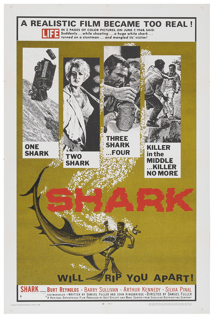 Shark! 1969 v1 - Classic Movie Poster
