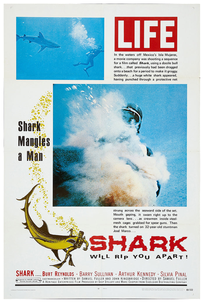 Shark! 1969 v2 - Classic Movie Poster