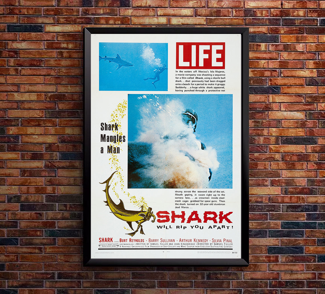 Shark! 1969 v2 - Classic Movie Poster
