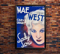 She Done Him Wrong 1933-Cary Grant-Sweden - Classic Movie Poster