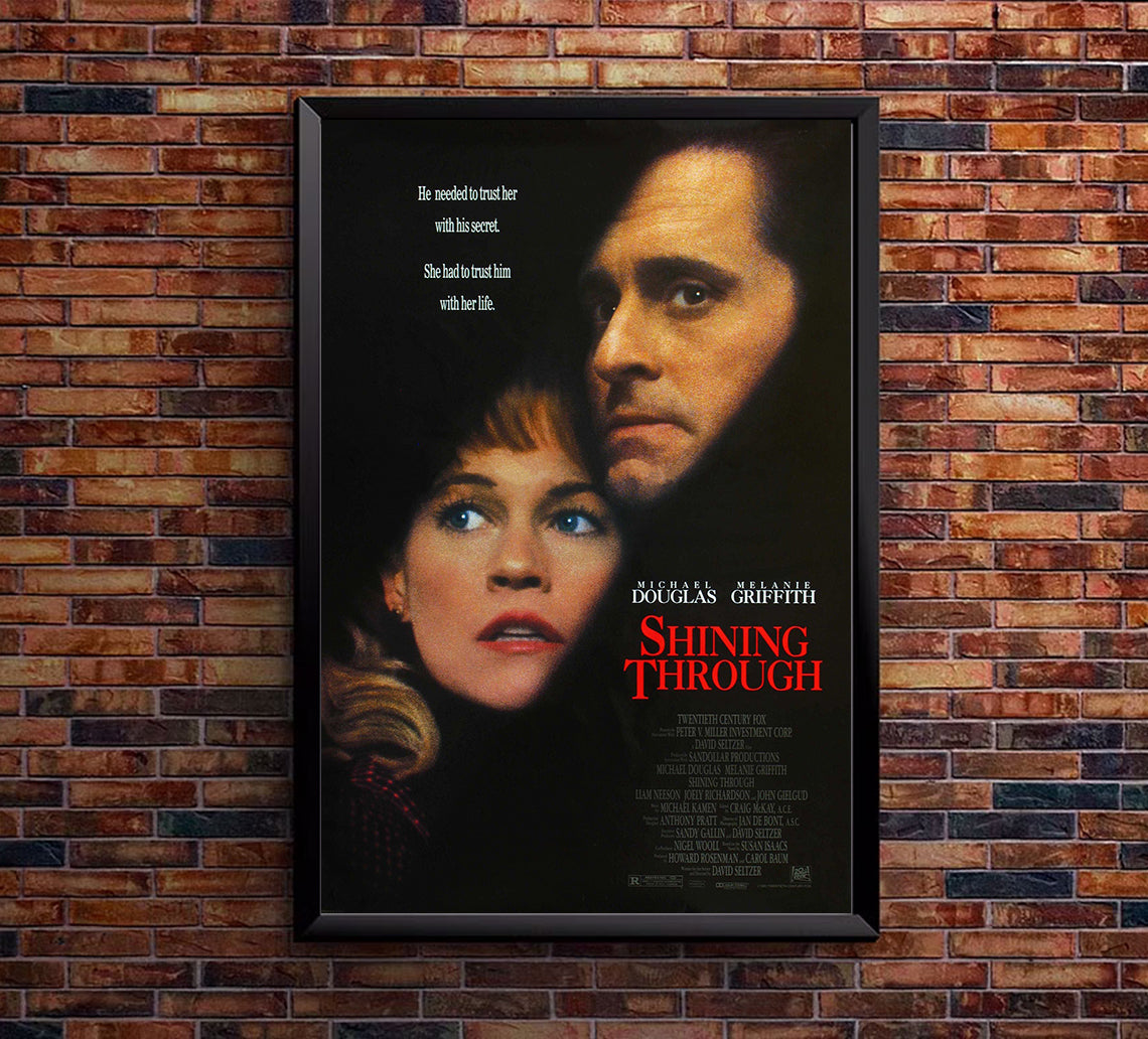 Shining Through 1992 - Michael Douglas - US - Classic Movie Poster
