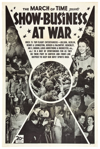 Show-Business at War 1943 - James Cagney - US - Classic Movie Poster