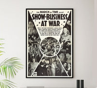 Show-Business at War 1943 - James Cagney - US - Classic Movie Poster