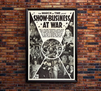 Show-Business at War 1943 - James Cagney - US - Classic Movie Poster