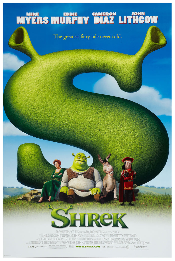 Shrek 2001 v2 - Classic Movie Poster