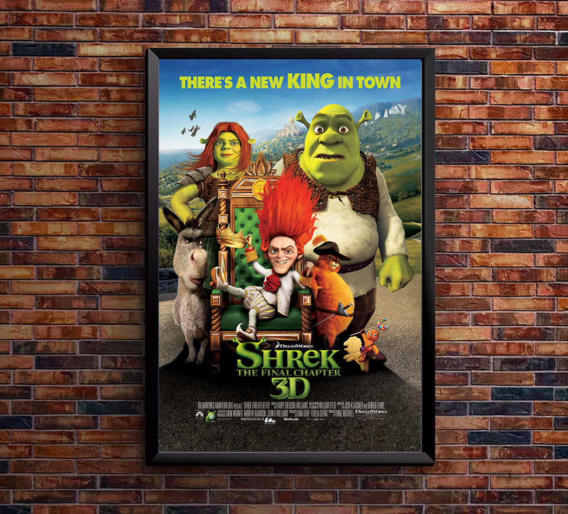 Shrek Forever After 2010 - Classic Movie Poster