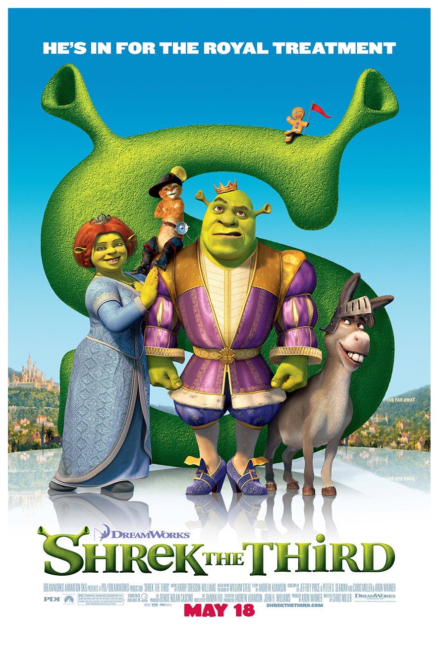Shrek the Third 2007 - Classic Movie Poster