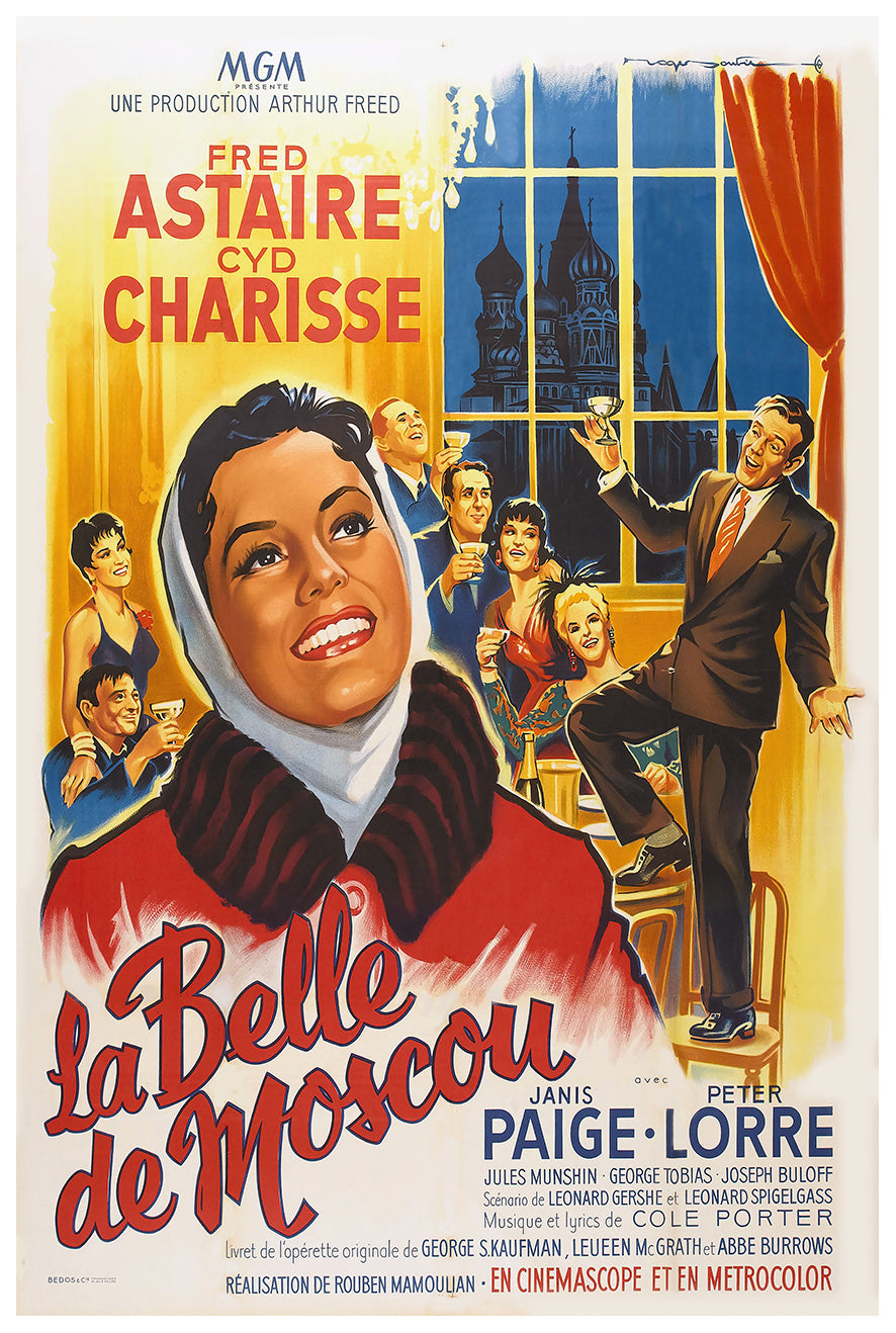Silk Stockings 1957 - Fred Astaire - France - Classic Movie Poster