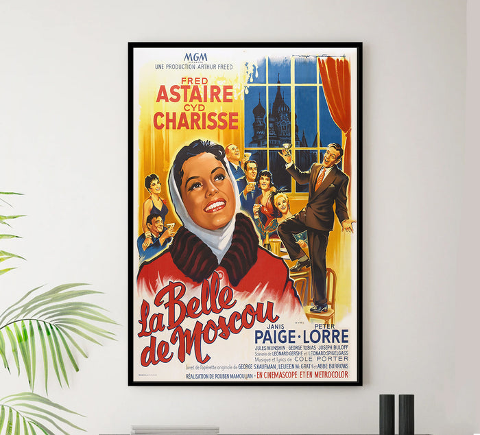 Silk Stockings 1957 - Fred Astaire - France - Classic Movie Poster