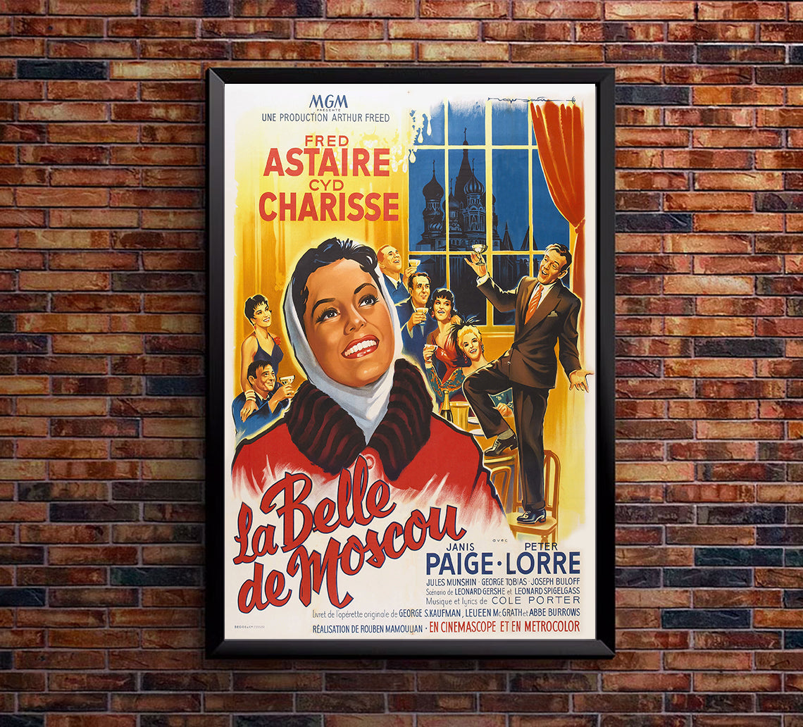 Silk Stockings 1957 - Fred Astaire - France - Classic Movie Poster