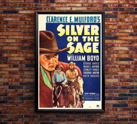 Silver on the Sage 1939 - William Boyd - Classic Western Movie Poster