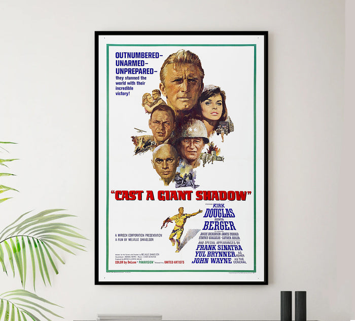Cast a Giant Shadow - Frank Sinatra - 1966 - Vintage Movie Poster