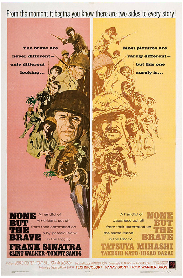 None But the Brave - Frank Sinatra - 1965 - US - Vintage Movie Poster