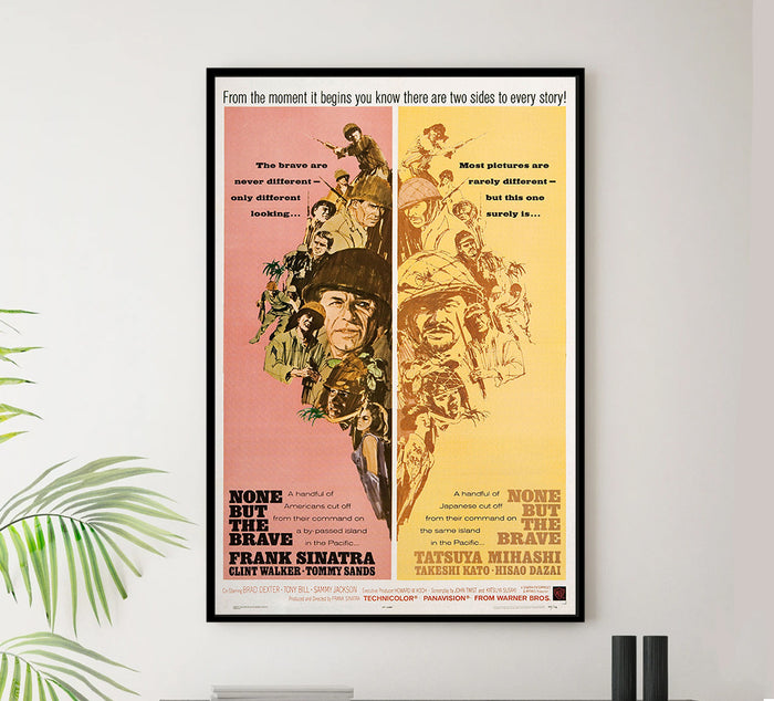 None But the Brave - Frank Sinatra - 1965 - US - Vintage Movie Poster