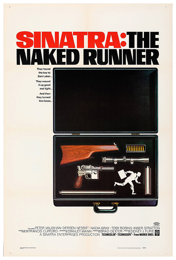 The Naked Runner - Frank Sinatra - 1967 - US - Vintage Movie Poster