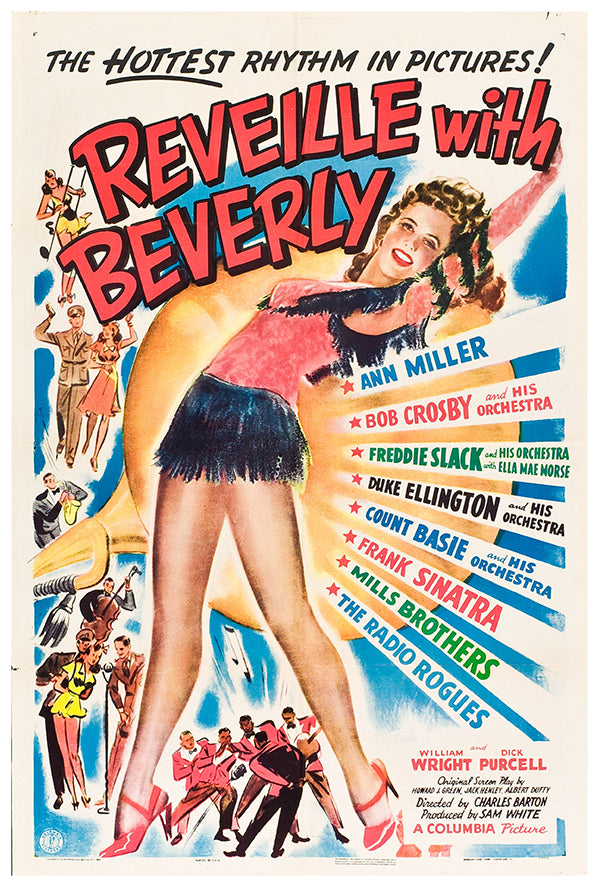 Reveille with Beverly - Frank Sinatra - 1943 - Vintage Movie Poster