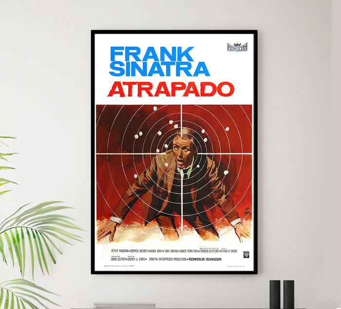 The Naked Runner - Frank Sinatra - 1967 - Spain - Vintage Movie Poster