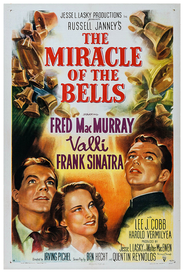 The Miracle of the Bells - Frank Sinatra - 1948 - Vintage Movie Poster