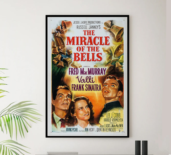 The Miracle of the Bells - Frank Sinatra - 1948 - Vintage Movie Poster