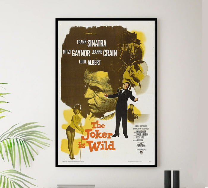 The Joker Is Wild - Frank Sinatra - 1957 - Vintage Movie Poster