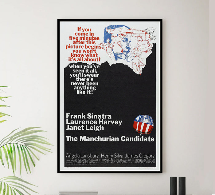 The Manchurian Candidate - Frank Sinatra - 1962 - US - Vintage Movie Poster