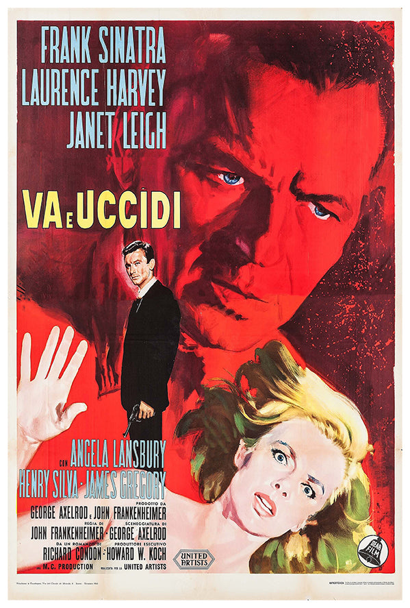 Manchurian Candidate - Frank Sinatra - 1962 - Spanish - Vintage Movie Poster