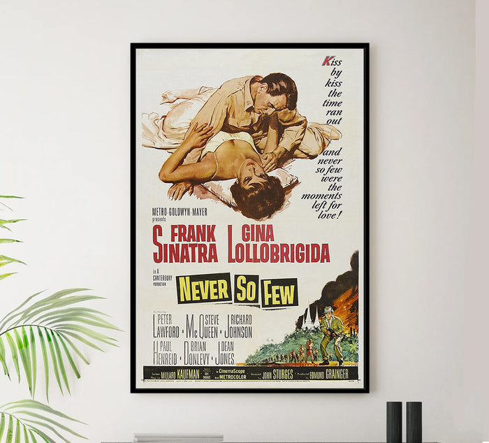 Never So Few - Frank Sinatra - 1959 - US - Vintage Movie Poster