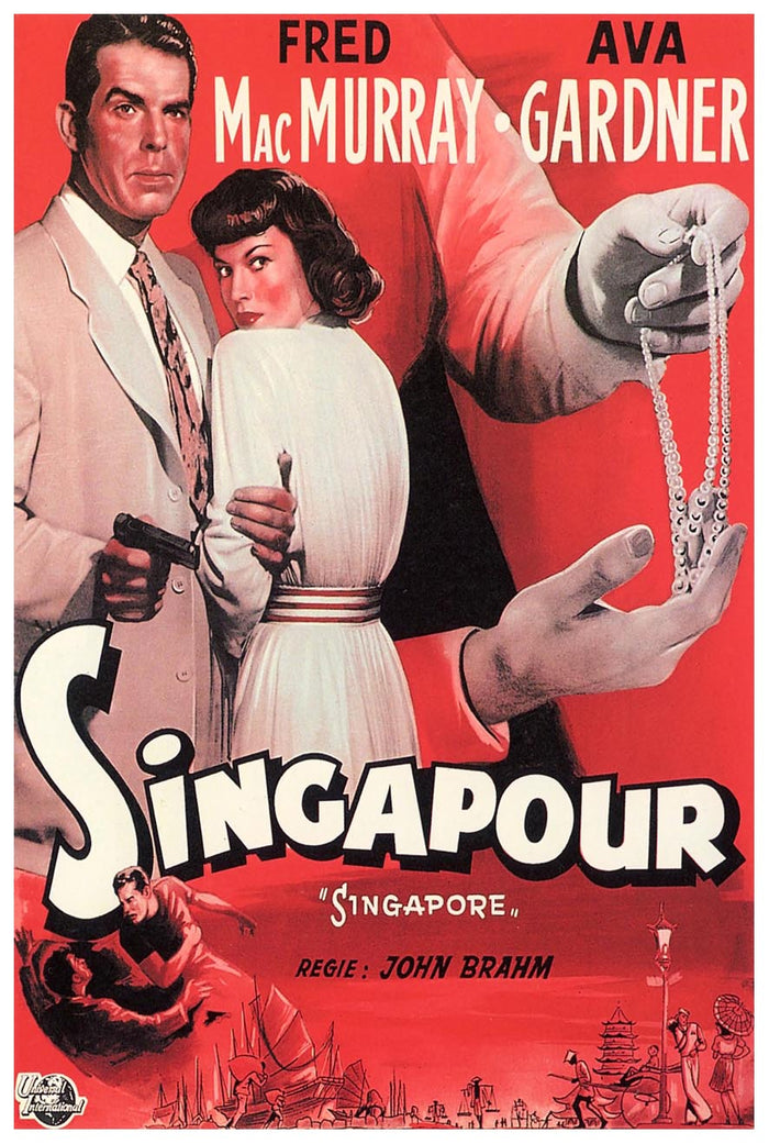 Singapore 1947 - Belgium – Vintage Classic Movie Poster