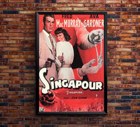 Singapore 1947 - Belgium – Vintage Classic Movie Poster