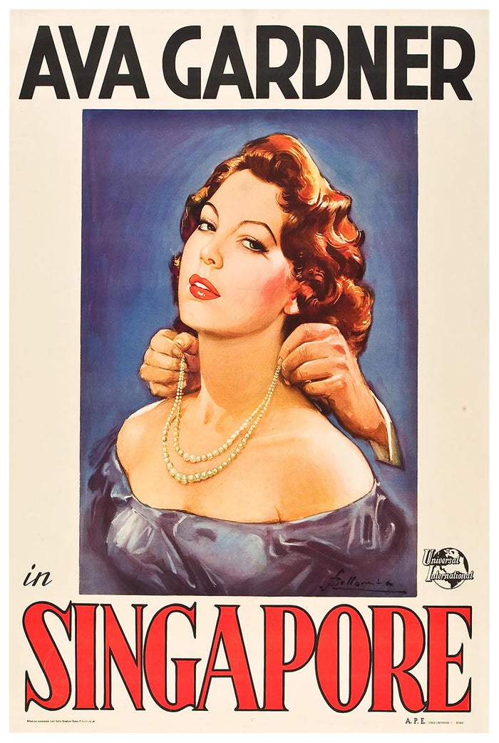 Singapore 1947 - Italian v2 – Vintage Classic Movie Poster