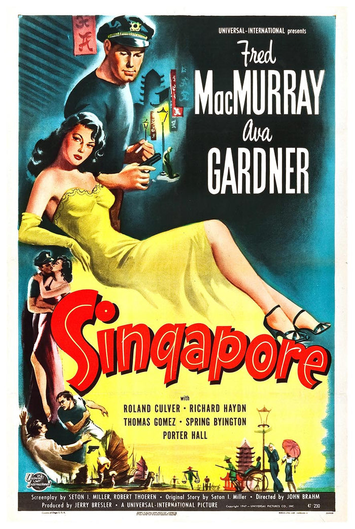 Singapore 1947 – Vintage Classic Movie Poster