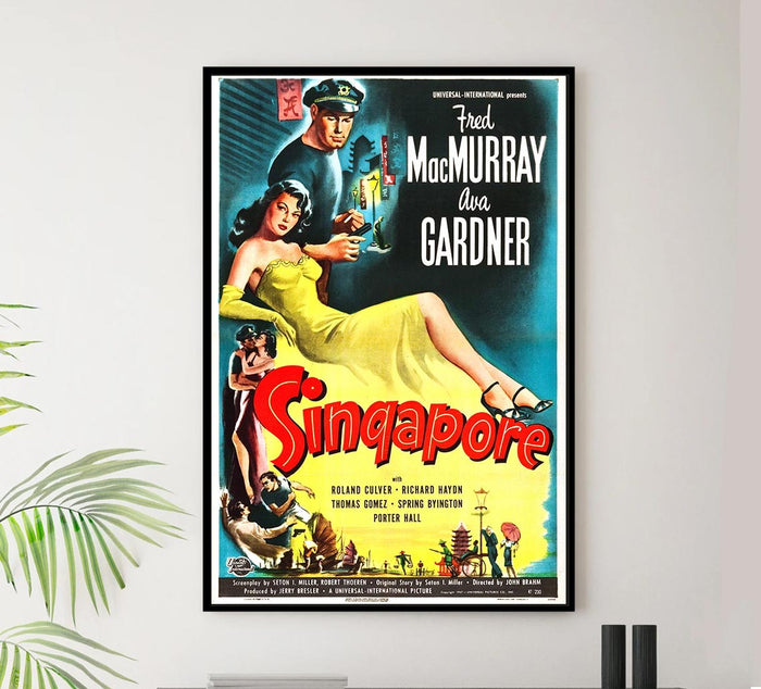 Singapore 1947 – Vintage Classic Movie Poster