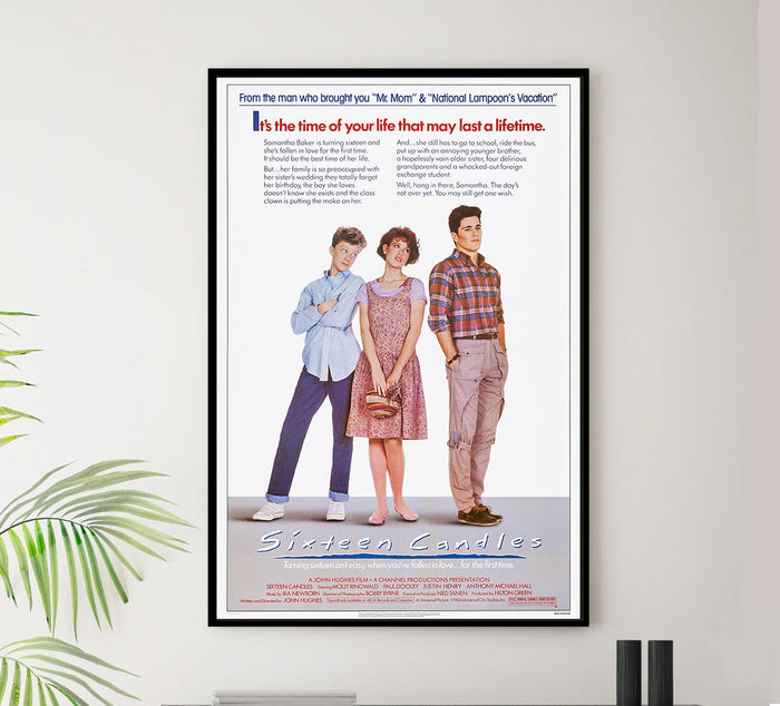 Sixteen Candles 1984 - Vintage Classic Movie Poster