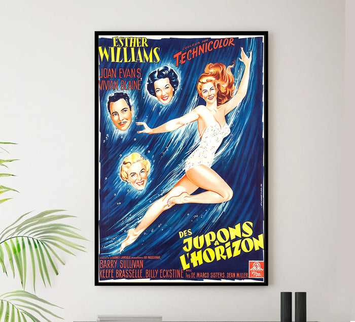 Skirts Ahoy! 1952 - Esther Williams - France - Classic Movie Poster