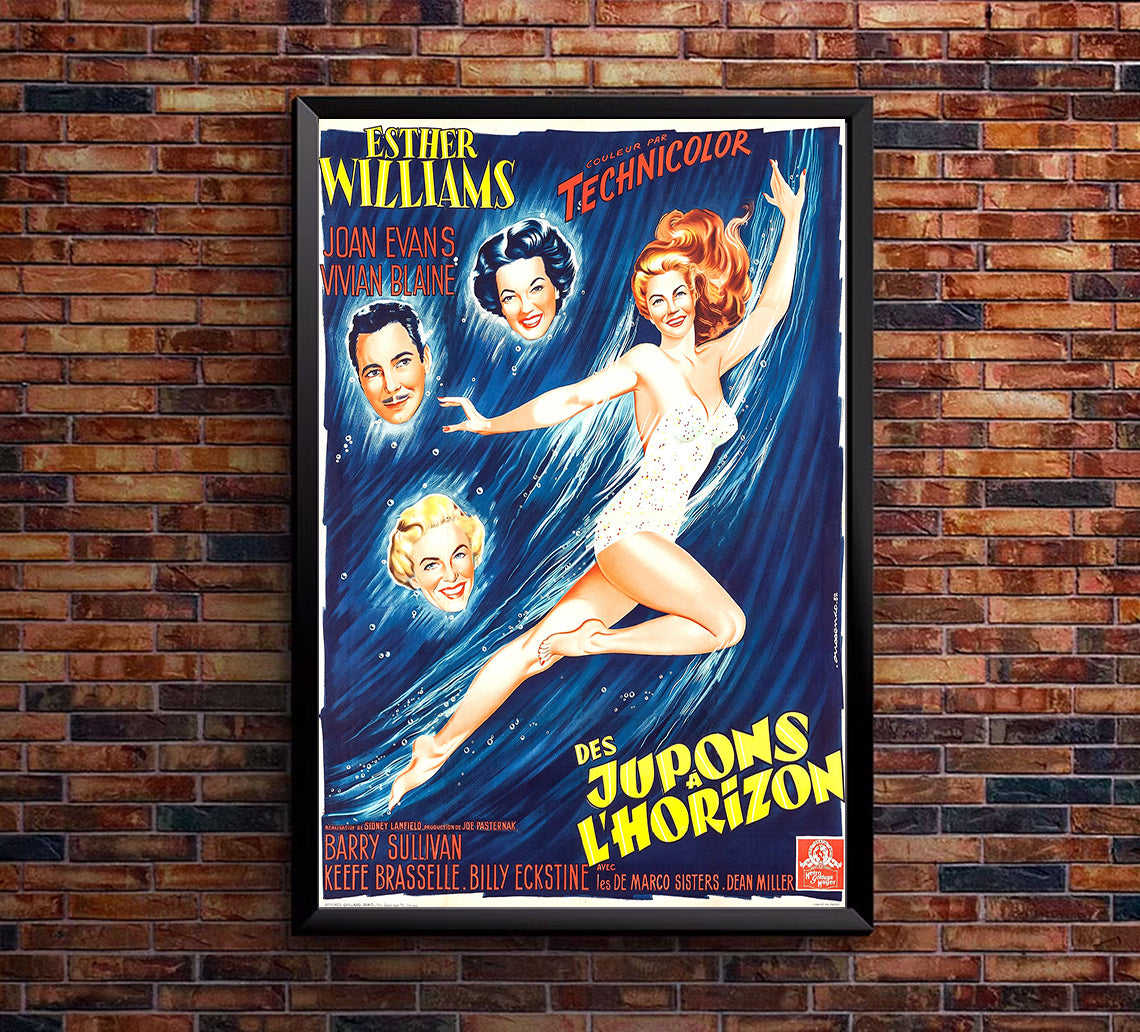 Skirts Ahoy! 1952 - Esther Williams - France - Classic Movie Poster